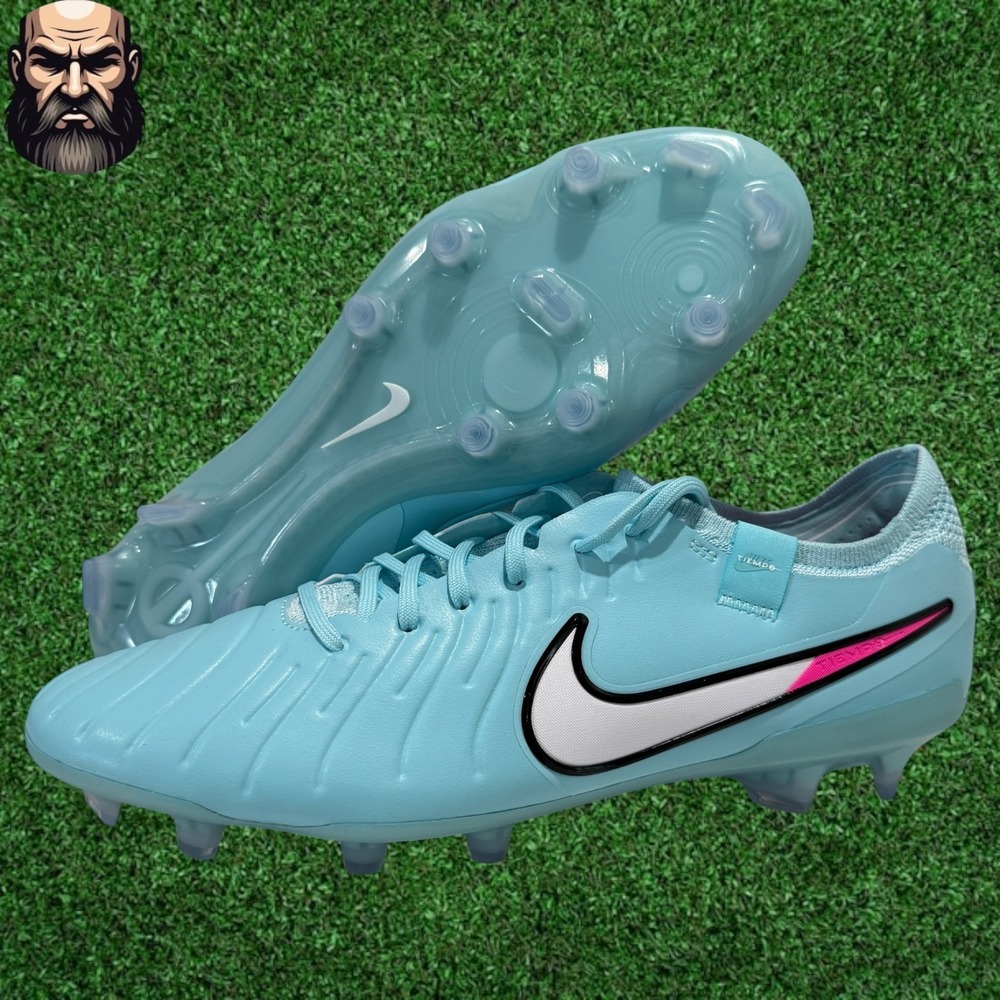 Nike Tiempo Legend 10 Elite FG Prism Pack Soccer Cleats DV4328-401 Mens Size 7.5